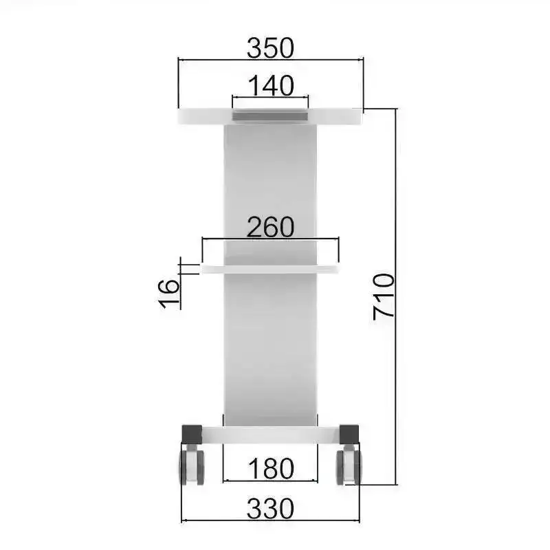 Plate Cart Beauty Instrument Plastic Shell Processing Medical Assembly Medical Instrument Shell Processing Commercial Furniture