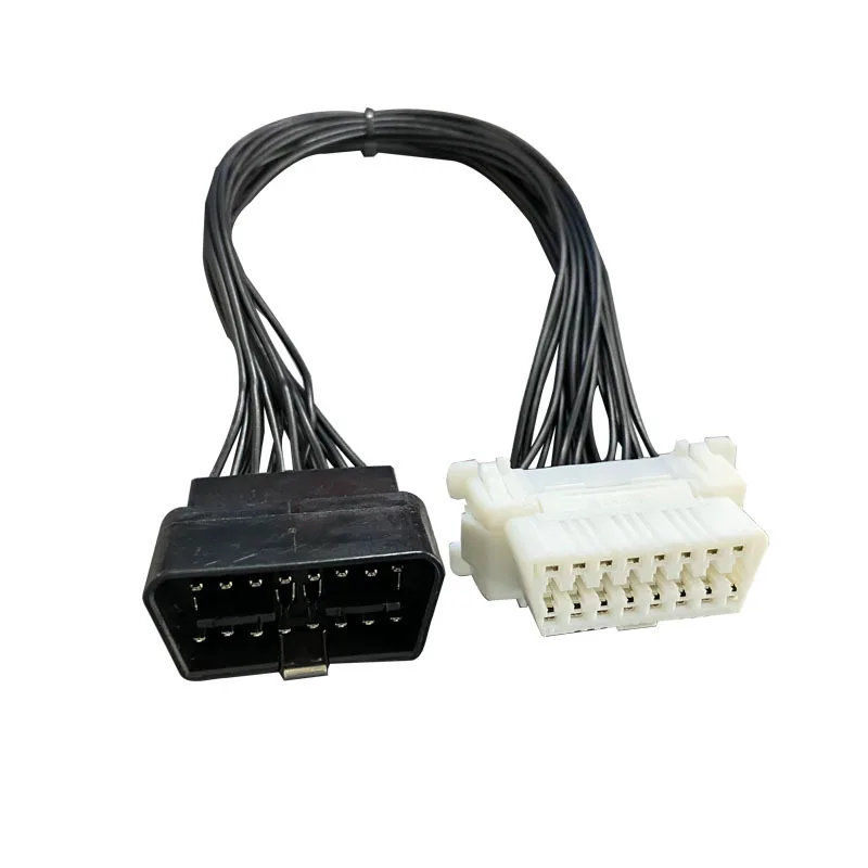 Car OBD Extension Cable OBD2 16PIN Modification Line Male to Female 16P Fully Connected with 16 Needles Auto Detect Harness