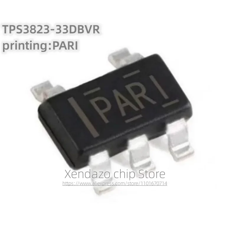 10pcs/lot TPS3823-33DBVR Silk screen printing PARI SOT23-5 package Original genuine Monitor chip