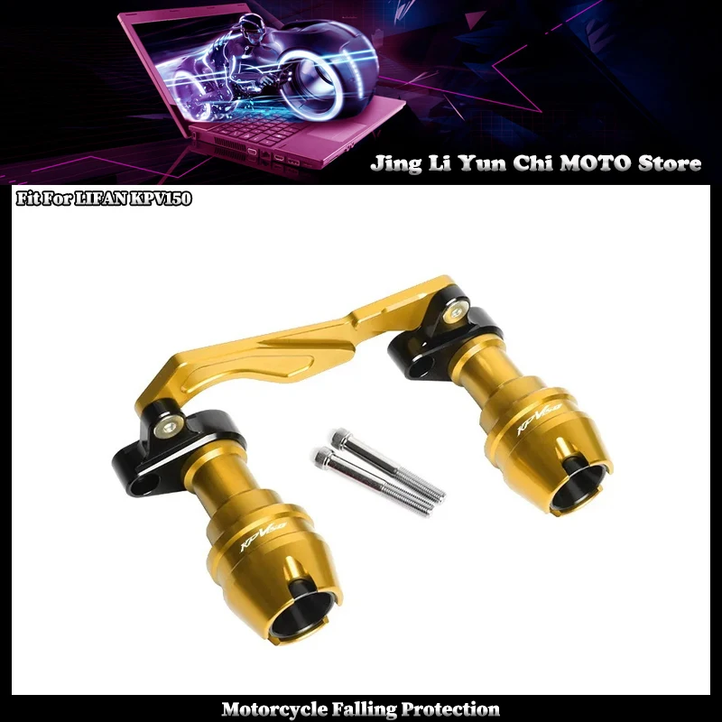 

Motorcycle Accessories Rear Wheel Axle Fork Crash Sliders Fall Protection Fit For HONDA LIFAN KPV150 KPV 150