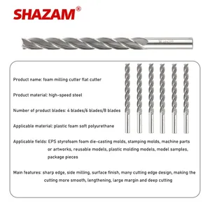 أداة آلة طحن الرغوة SHAZAM ، نحت مسطح القاع ، الستايروفوم نموذج EPS ، قاطع رغوة الشفرة الممتدة ، أدوات رغوة EVA أعلى 8 مبيعات آلة قطع الإسفنج إيفا - No7