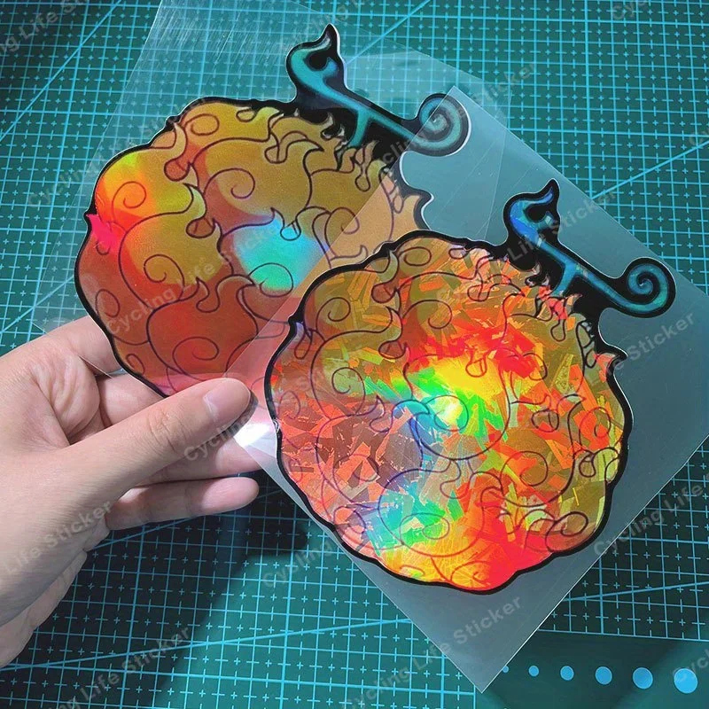 1 pegatina para coche con temática de estilo de dibujos animados, "pegatina de fruta de Anime", pegatina para vehículo de pie, artículo de estilo automático distintivo