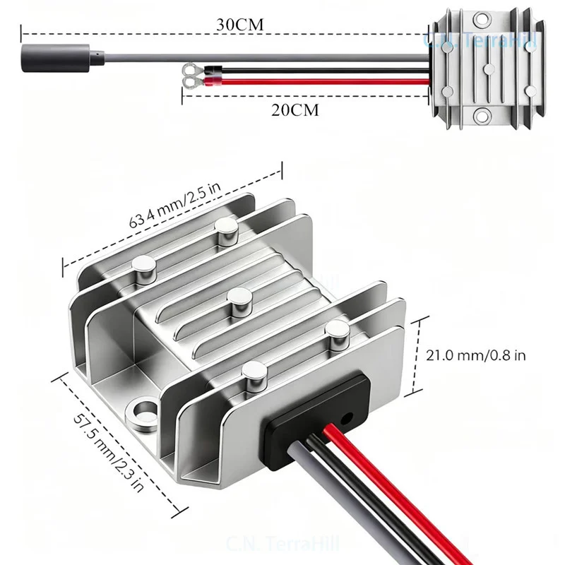 DC-DC Boost Converter 12V to 30V 3.5A Step-Up Power Supply Module for LED Driver