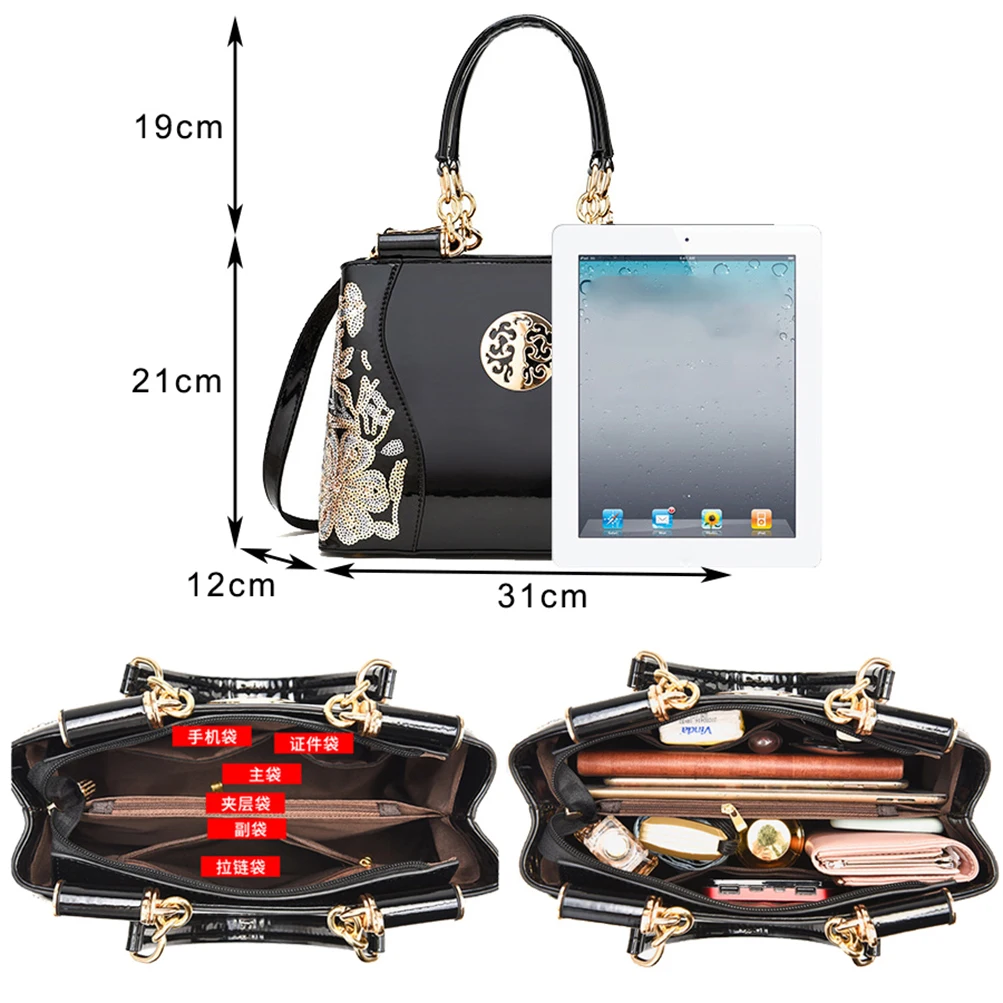 High Quality Leather Evening Bag Ladies Shoulder Bag Elegant Large Women Handbag Fashion Classic Party Business Messenger Bags