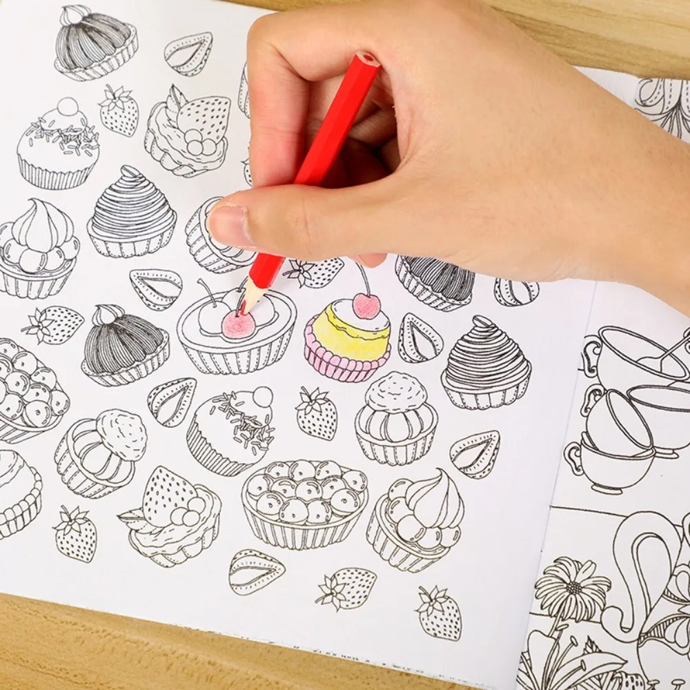 Kill Time Graffiti Book Relieve Stress Educational Painting Drawing Art Book Mandalas Flower Color Book For Children Adult