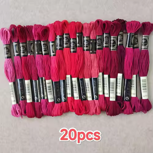 100% Cotton High Quality Cross stitch Floss Embroidery thread  Cross Stitch Embroidery Hand Knitting Sewing Weaving 8m 447 color - Image 18