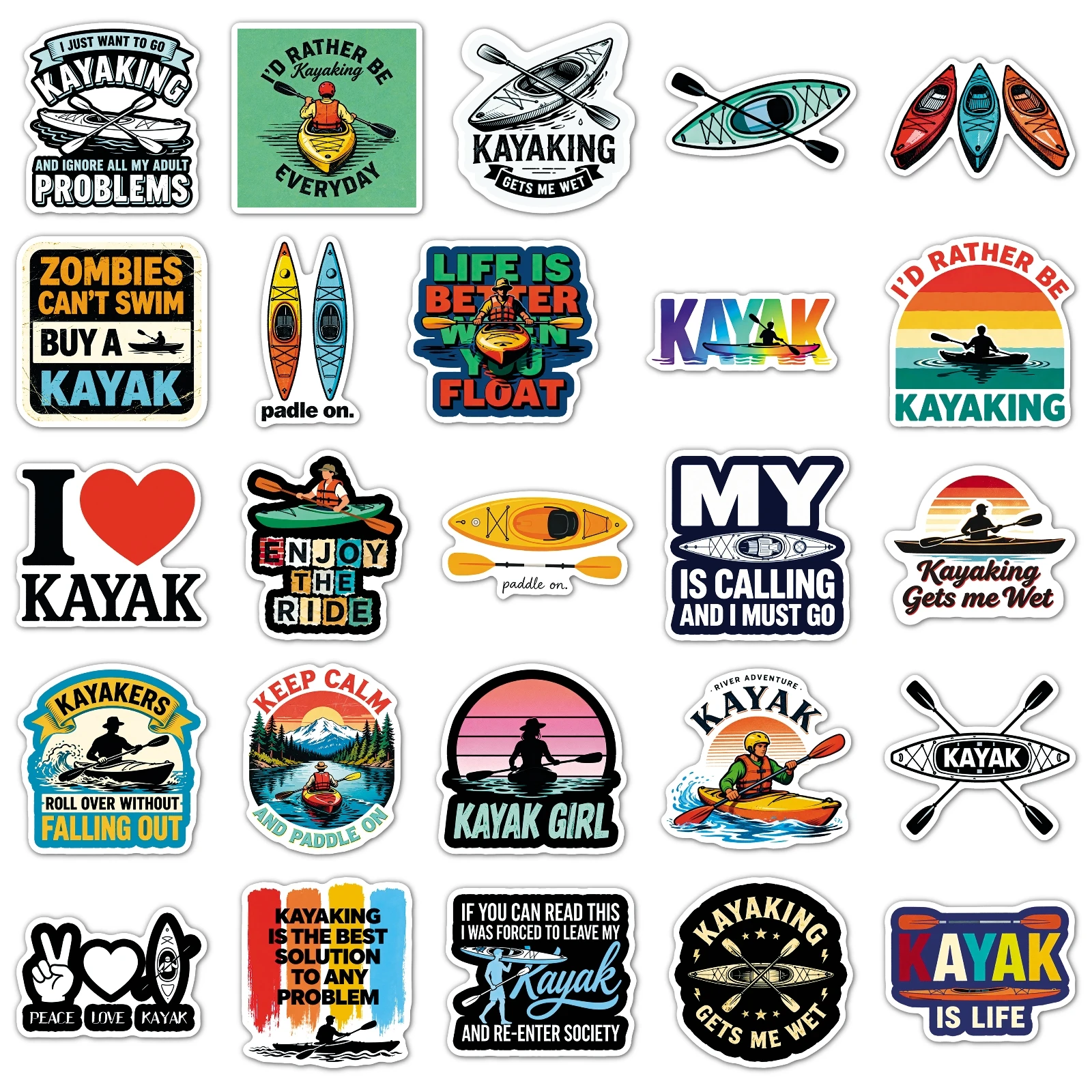 50Pcs Cute Ins Hot Funny Prohibition Series Signs Waterproof Sticker Skateboarding Retro Home Decal Sticker