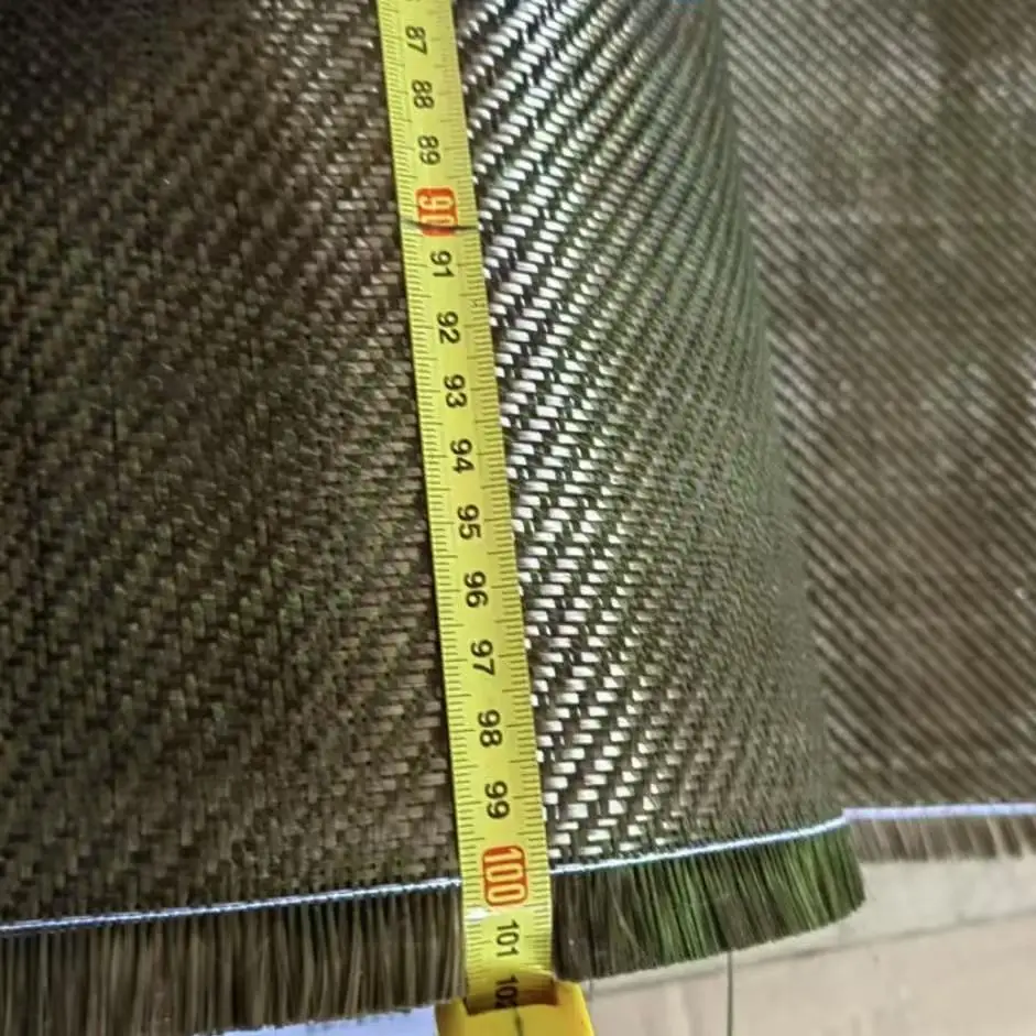 300gsm Basalt Fiber Reinforced Polymer Fabric Plain Twill 1m/40' Wide Thickness 0.3mm Heat Corrosion Resistant, for Reinforcing