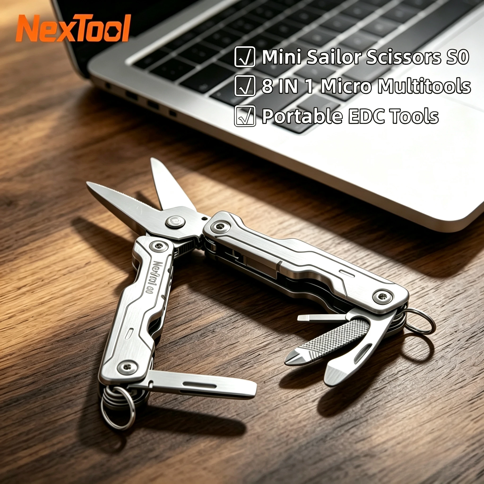Edc Carry Pliers - NexTool Micro Sailor Scissors S0 8