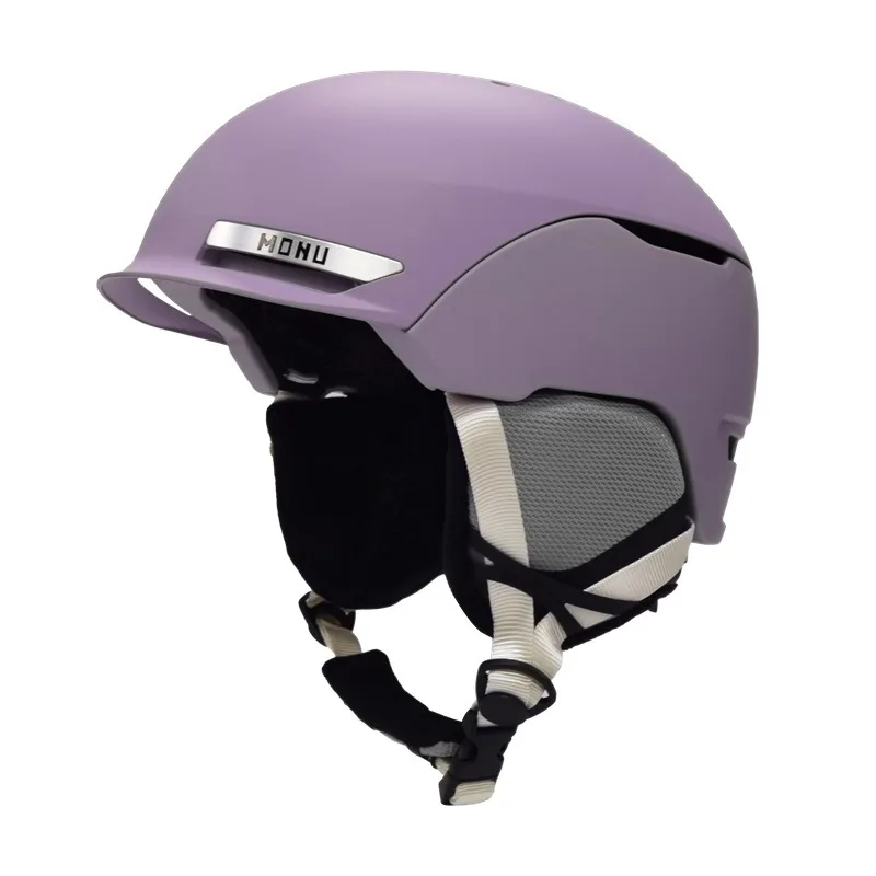 Ski Helmet Integrated with Warm PC+EPS Outdoor Sports Snowboard, Light Color, High-quality Helmet for Men and Women