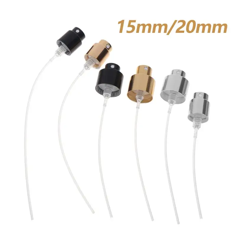 1Pcs Fine Mist Spray Nozzle Cap Fits 15mm 20mm Bayonet Aluminum Perfume Bottle Replacement Sprayer Head