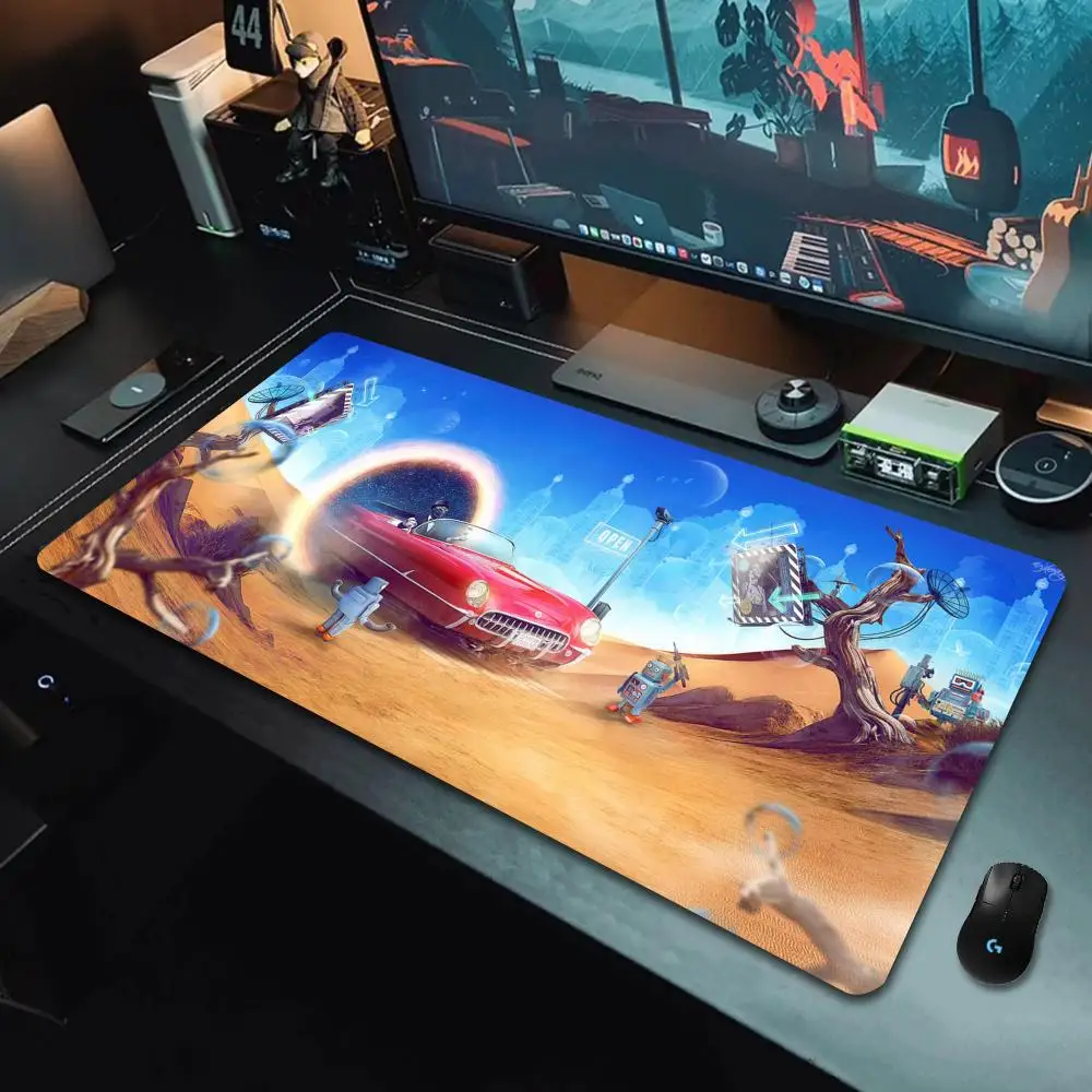 

Large Gaming Mouse Pad, Cartoon Anime Character Design Pattern, Rubber Non-slip, Stitched Edges, Perfect for Office and Gaming