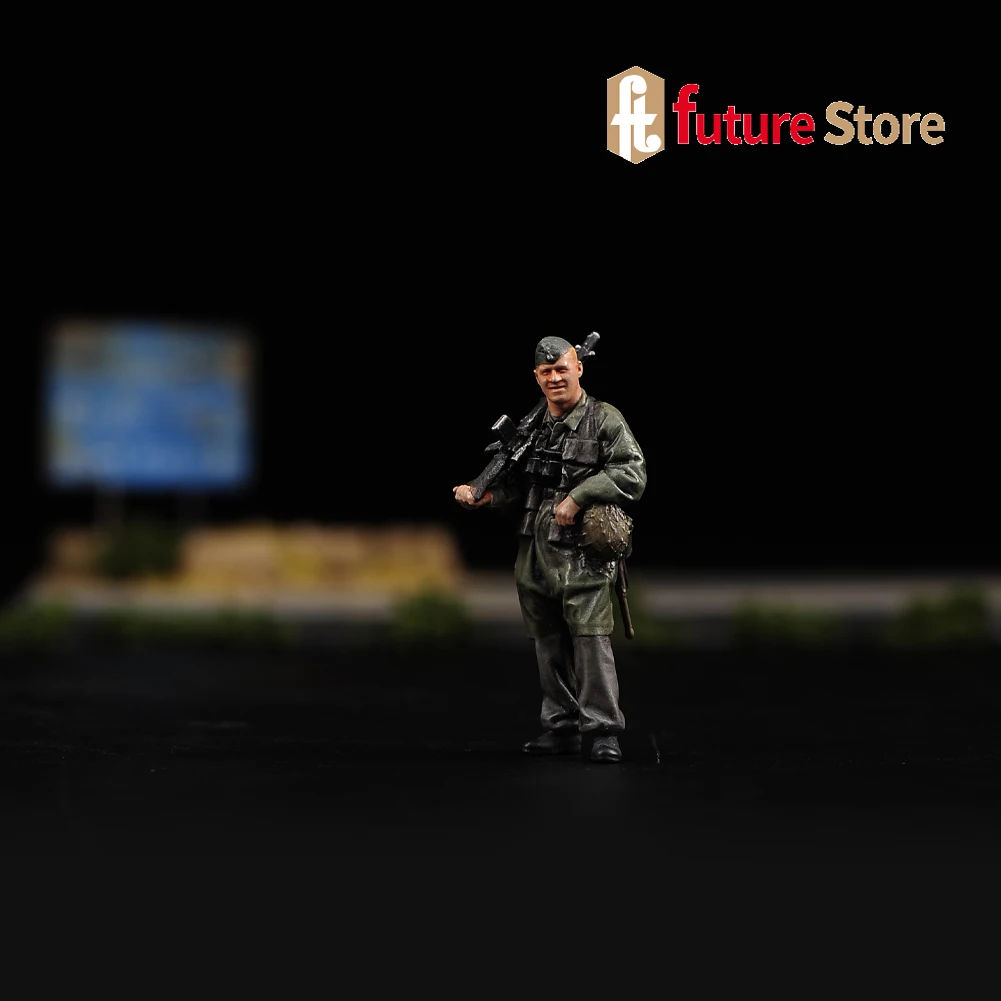 ANT DIY Handmade 1/72 1/35 World War II Soldier Painted Diorama Figure Model Miniature Creative Photography Car Model Match