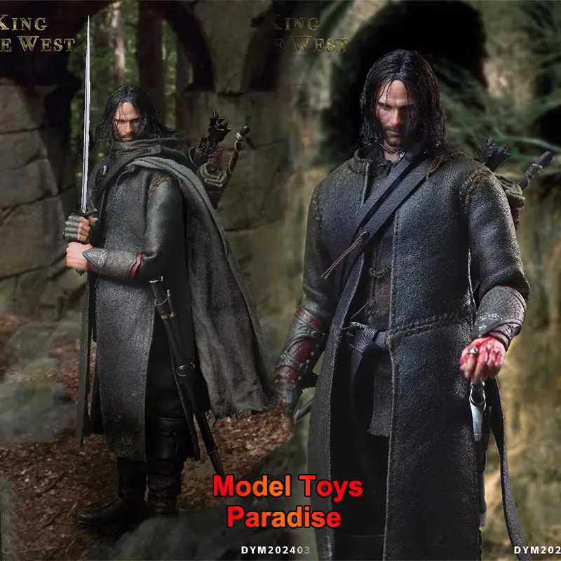 

DYM202403 1/12 Collectible Toys The King of the West Hair transplant Head Carving 6Inch Action Figure Model Gifts