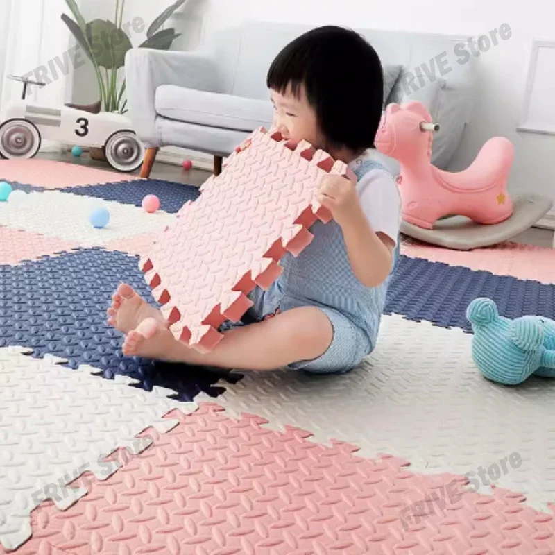 2.5CM Thickening Baby Interactive Play Rug Eva Foam Living Room Bedroom Playmat Anti-slip Children\'s Room Mat Baby Play Mat