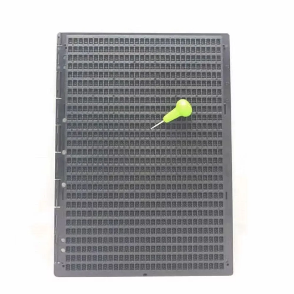 Tablero de escritura en braille de tablero grueso, tablero de rejilla de pizarra gruesa, lápiz de braille, 27 filas, 30 celdas, papelería educativa