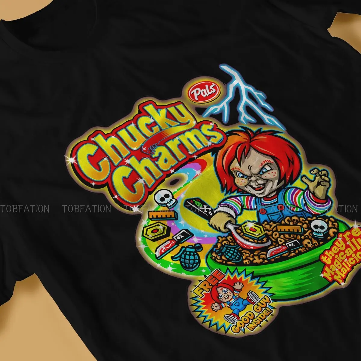 Picture 4: CHUCKY CHARMS Special Polyester TShirt Child‘s Play Top Quality Creative Gift Idea  T Shirt