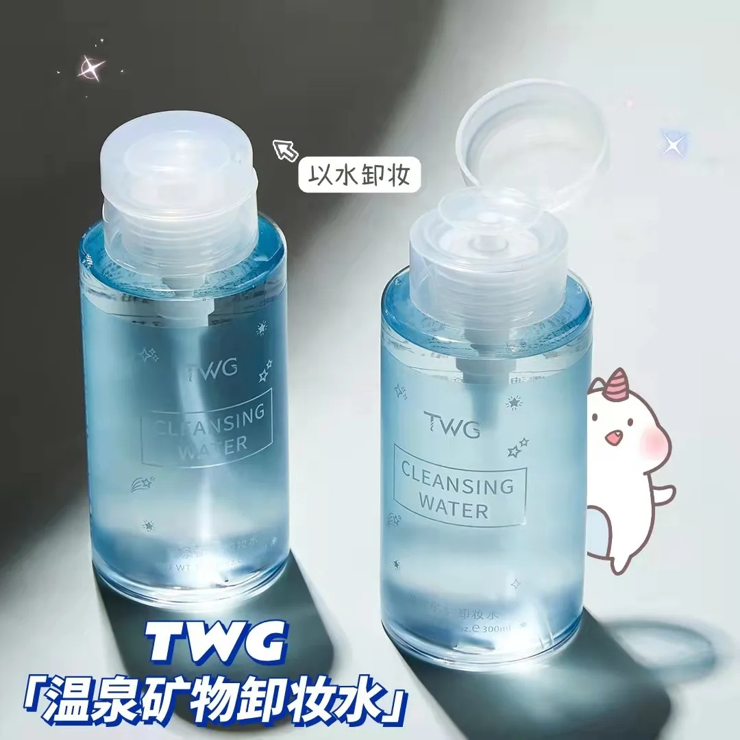TWG Aminoacidi Presse Tipo Acqua Detergente 300ml - Struccante Infuso Minerale Molla Calda per una Pulizia Delicata Del Viso