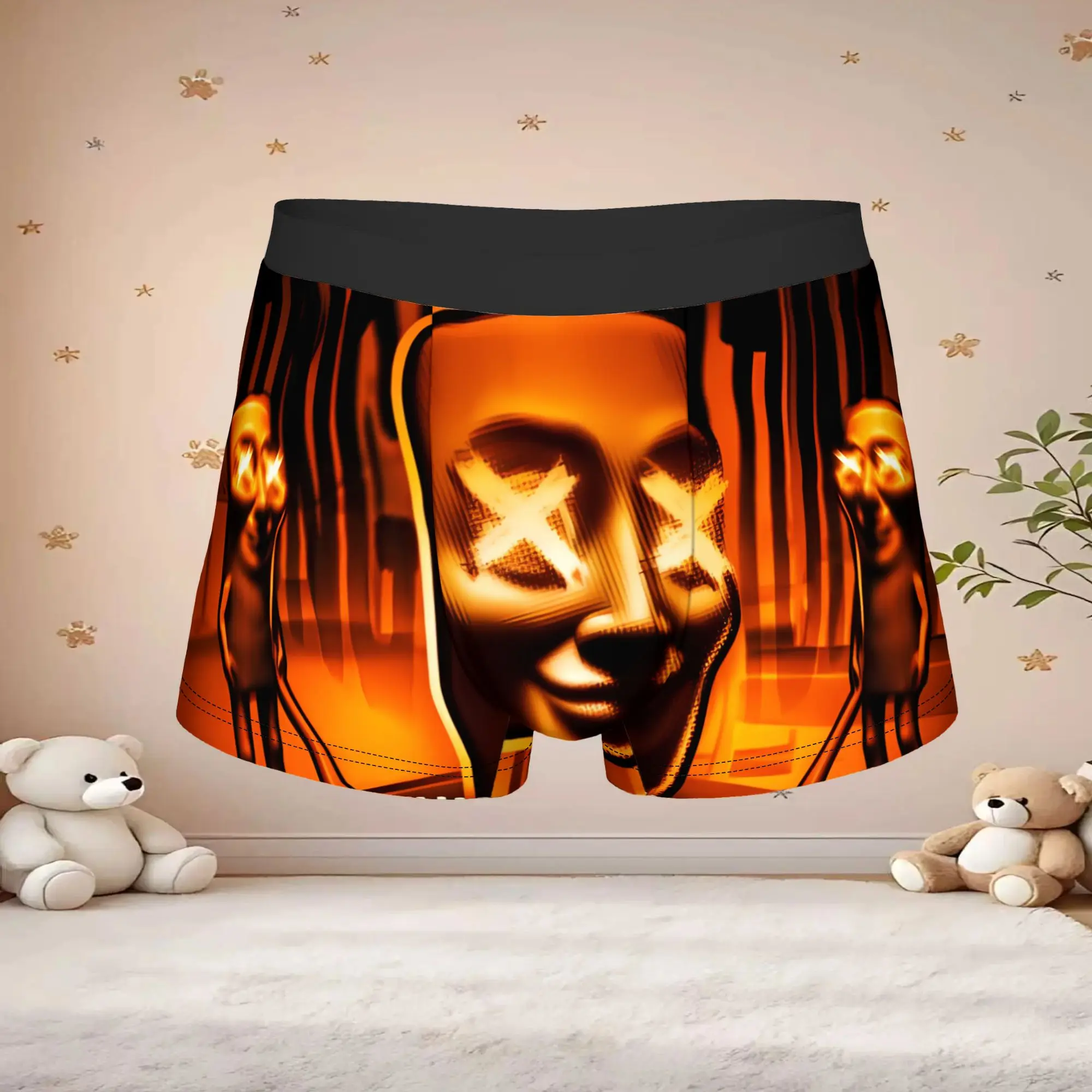 1pc Popular Tung Tung 67 Meme boxers  Novelty Panties Men's Underwear Print Shorts Boxer Briefs