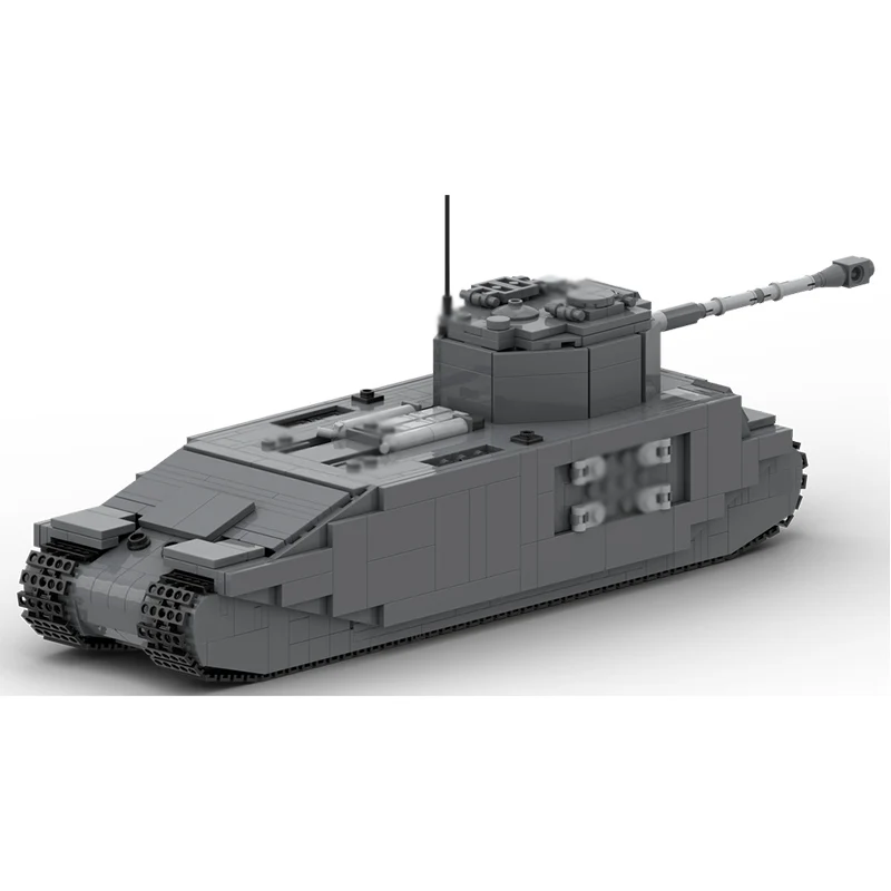 TOG-2 WW2 الدبابات العسكرية نموذج MOC قوالب بناء معدات الحرب وحدات التكنولوجيا الهدايا عطلة تجميع ألعاب أطفال دعوى #3