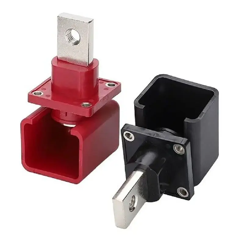2pcs 200A Through Wall Type Lithium Battery Energy Storage Terminal High-Current Lithium Battery Copper Terminal Connectors