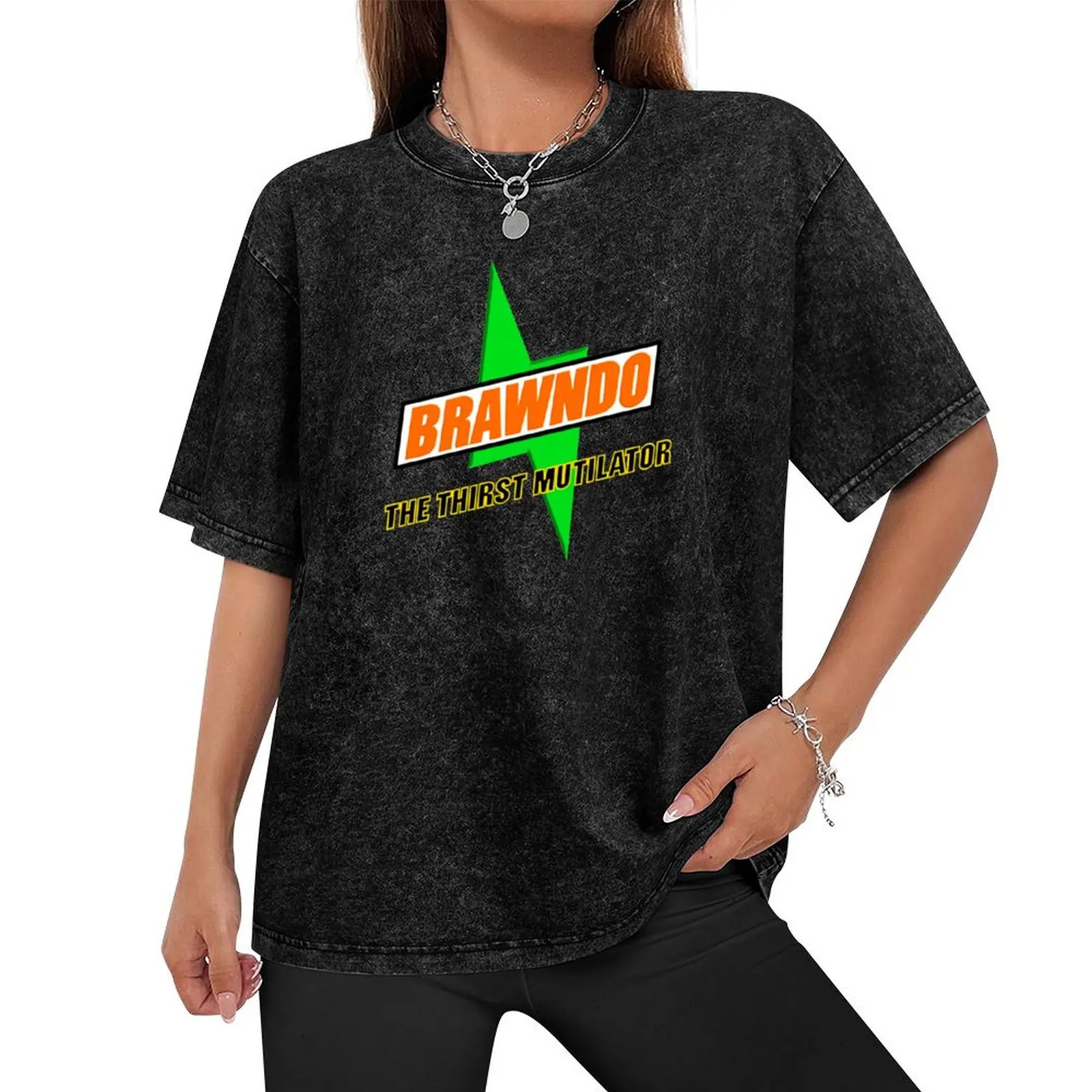 Brawndo: The Thirst Mutilator T-Shirt shirts graphic tees boys whites blacks Short sleeve tee luxury clothes men