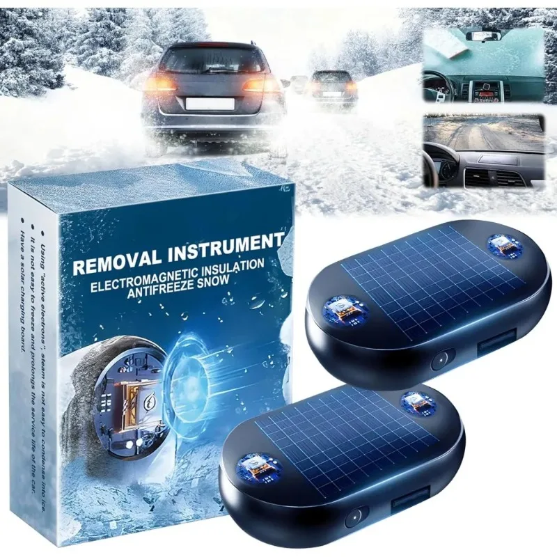 Removedor de Nieve para Auto, Descongelador de Parabrisas Portátil con Energía Cinética Molecular, Calentador Rápido y Eficiente (1 Pieza)