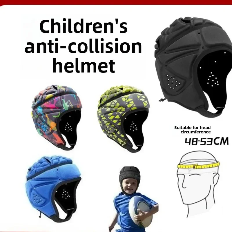 Casco da calcio americano Crash per giovani e bambini Casco protettivo da portiere Casco da portiere in EVA