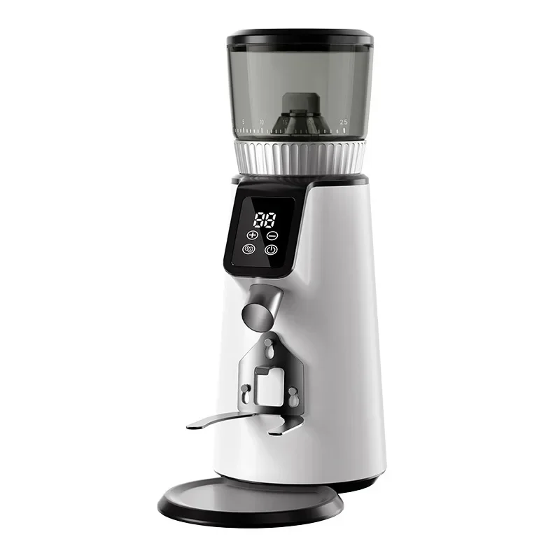 Electric Coffee Bean Grinder, 200G Bean Hopper, Conical Burr Grinder, Precise Grind Size Adjustment, Professional-Grade for Home