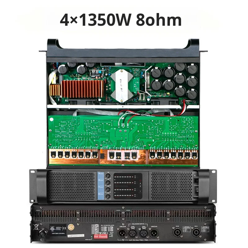 Hot-Selling High Power Amplifier FP10000Q  FP2000Q FP14000 8 Ohm Impedance Metal Shell