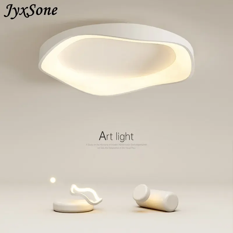 Modern Creative Circular Bedroom LED Ceiling Light Simple Dimming Light Suitable for Living Room Dining Room Interior Lighting