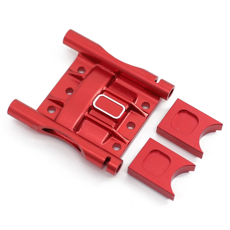 Metal Upgrade Parts Kit Suspension Arm Shock Absorber for Arrma 1/7 Infraction Limitless Felony 6S Accessories,Red