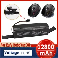 14.4V 12800mAh Replacement Battery For Eufy RoboVac X8 Series Hybrid Robot Vacuum Cleaner Accessories Parts