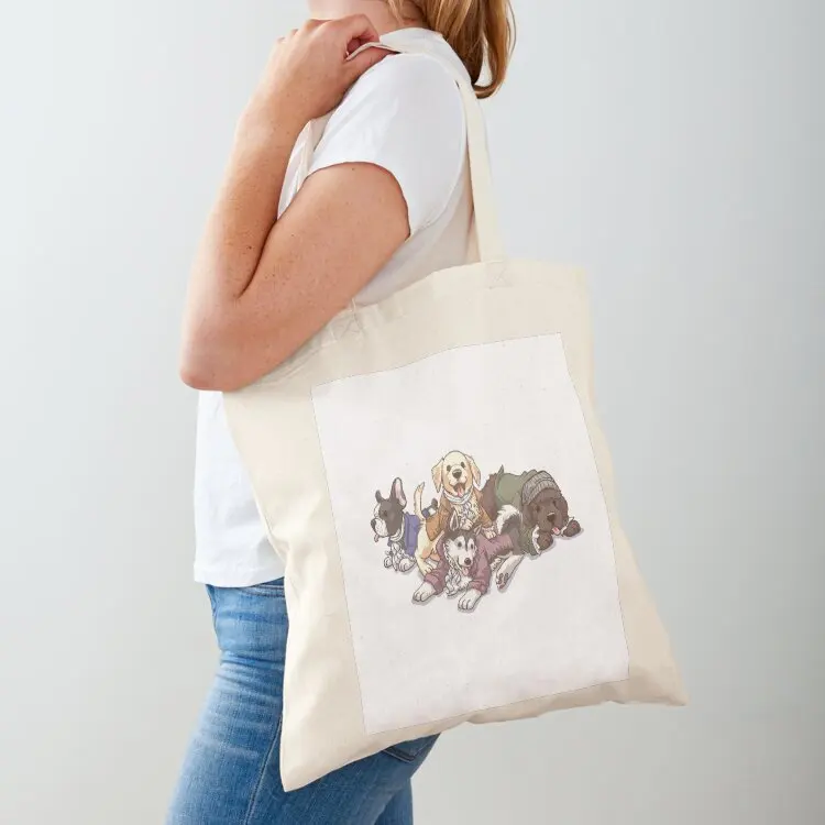 Hamilton Musical x Broadway Dogs Tote Bag Canvas stote bag Women's shopper shopping bag