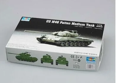 

1/72 Холодная война M46, средний танк, военная сборная модель, боевая машина, бронеавтомобиль 07288