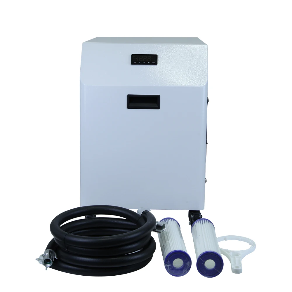 R410A Ice Bath Chiller Heating Cooling Pump Remote Auto Digital Energy Saving Precise Recovery 0.5-3h.p