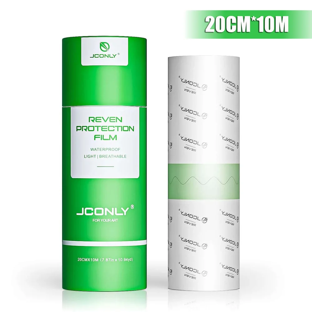 

JCONLY REVEN повязка для ухода за татуировкой, защитная пленка для татуировок, рулонная водостойкая пленка для заживления татуировок, аксессуары для татуировок (20 см x 10 м)