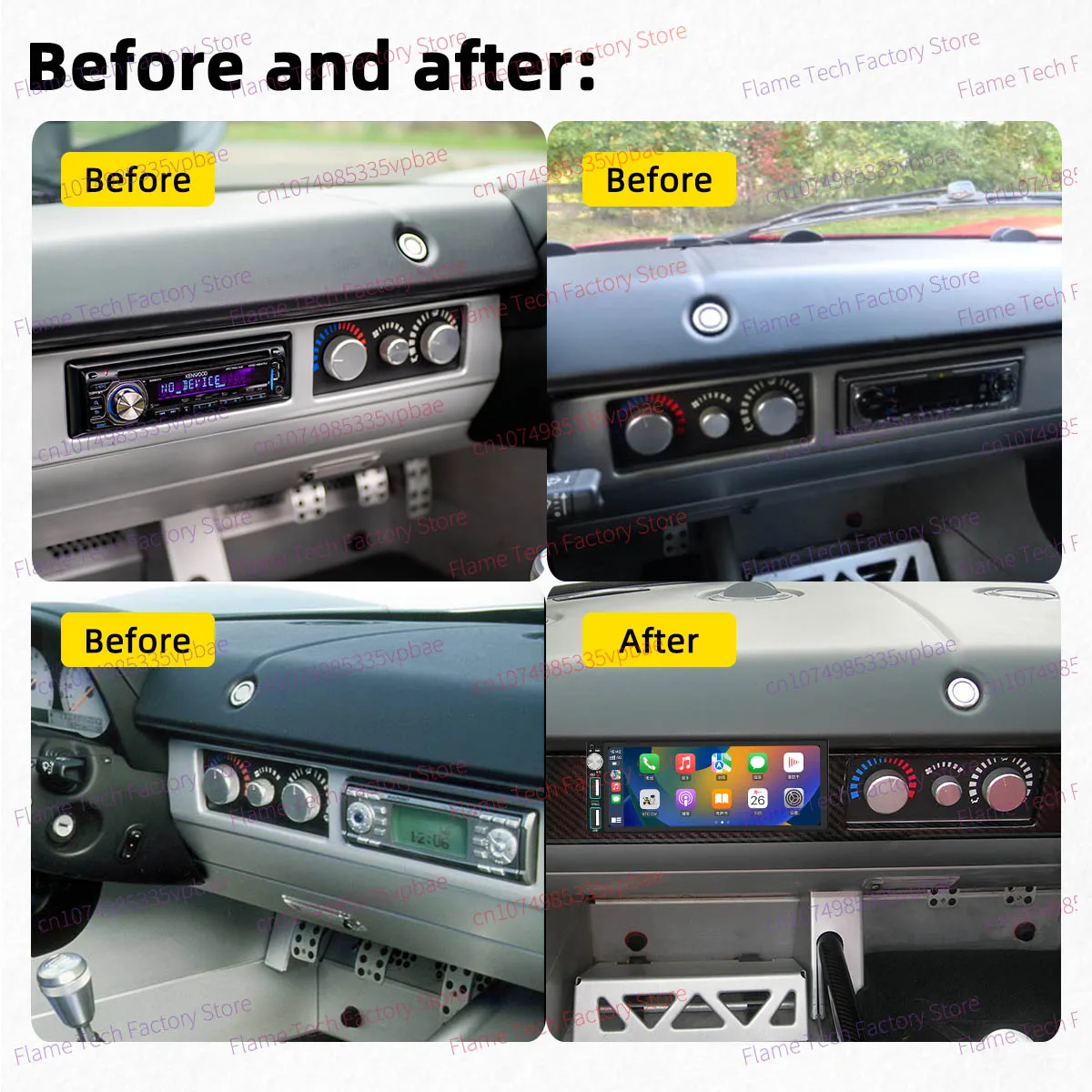 Android 1Din Car Stereo 6.86 Screen for Opel Vauxhall Speedster VX220 2000-2005 CarPlay GPS Multimedia Autoradio Radio Head Unit