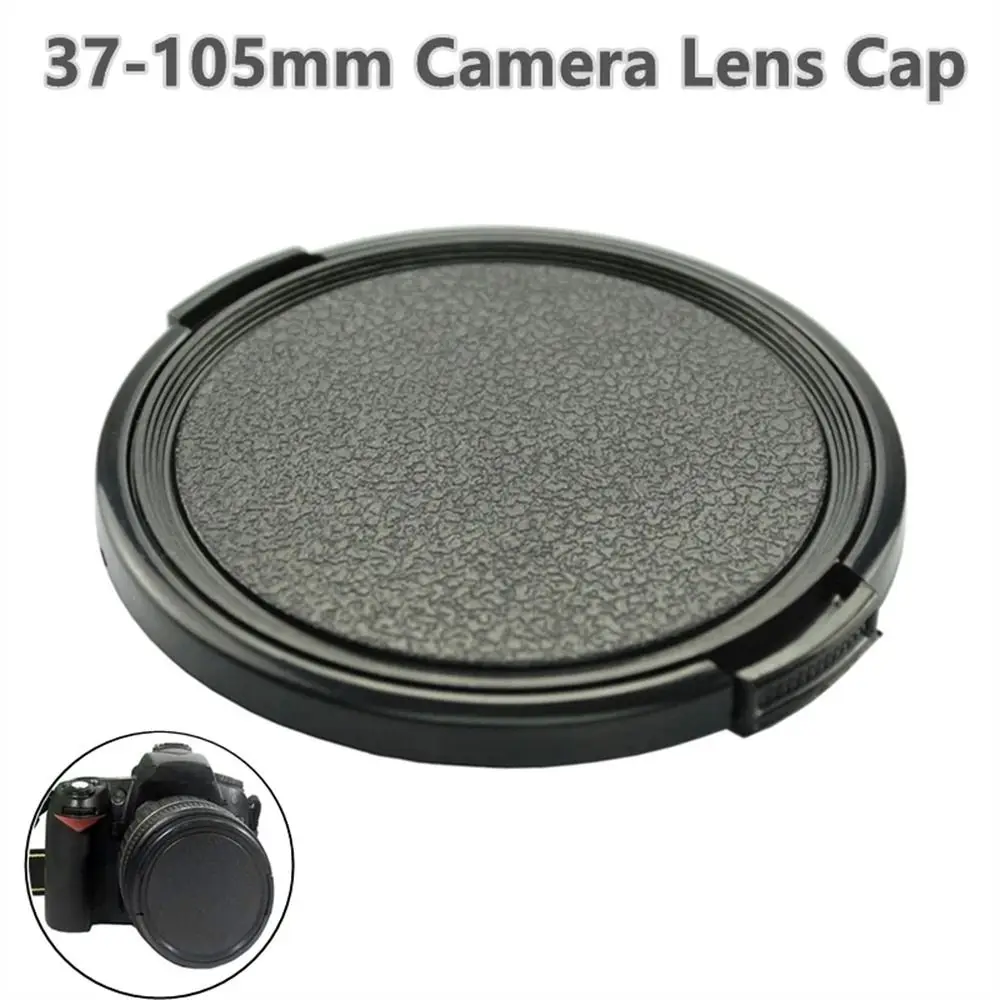 Filters Front Cap Camera Lens Cap Side Pinch Dustproof Cover Lens Cover Hemp Face Canon Lens Cover For Nikon