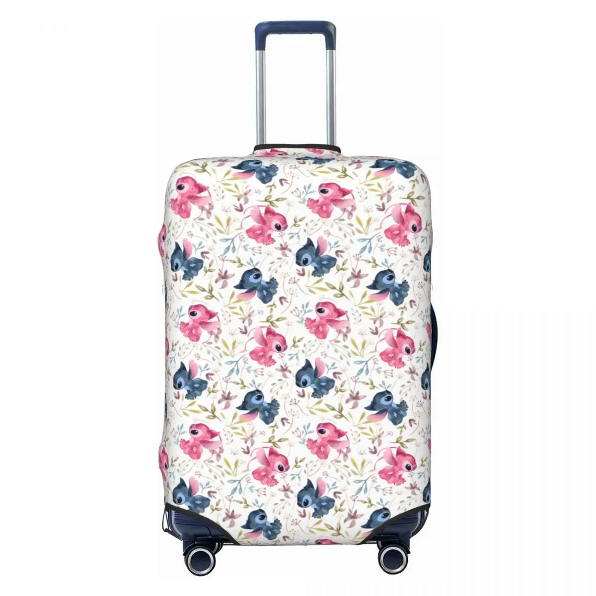 

Custom Custom Stitch Tropical Flowers Luggage Cover Protector Dust Proof Travel Suitcase Covers