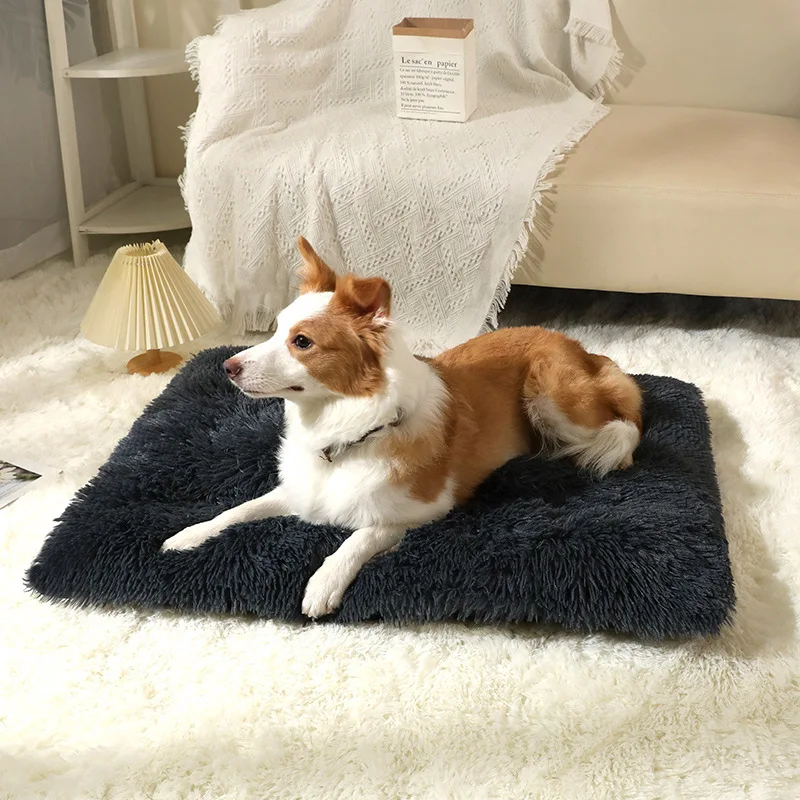 Plush Winter Warm Cat Nest Kennel Pet Mat Dog Bed Soft Sleeping Pad for Dogs And Cats Pet Supplies