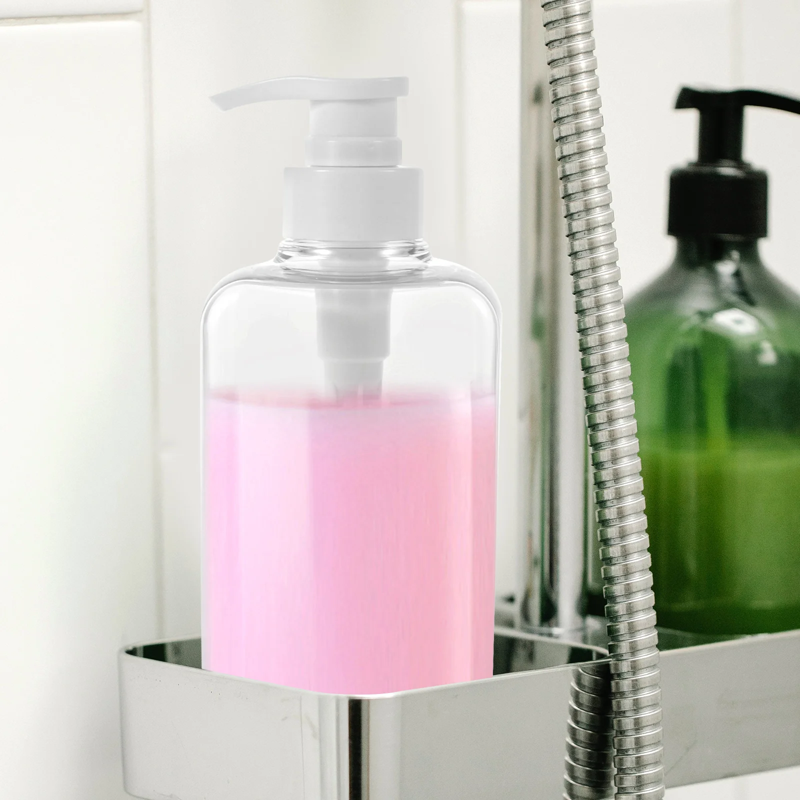 

450Ml Lotion Dispenser Bottle Refillable Pump for Shampoo Shower Gel Liquid Soap Makeup Conditioner Portable Travel Container