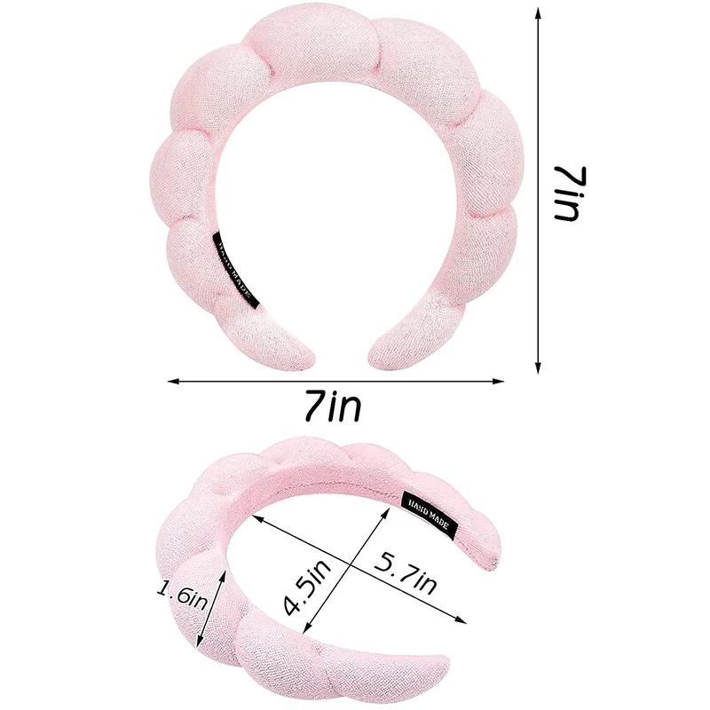 New Fashion Sponge Headband For Women Hair Accessories Multifunction Head Band For Face Washing Makeup Removal Shower Hair Band image 3