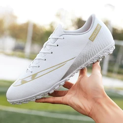 Mannen Turf Voetbalschoenen Jongens Voetbalveld Schoenplaten Anti Slip Outdoor Futsal Sneakers Mode Jeugd Society Voetbalschoenen Plus Size