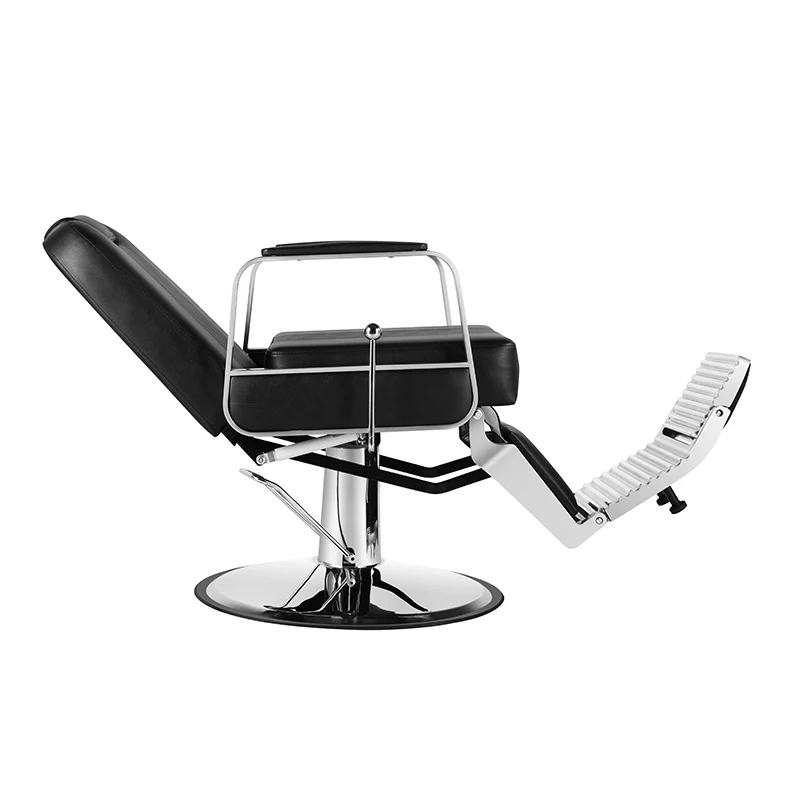 Factory Direct Sale Black Heavy-Duty Barber Chair Salon Hairdressing Equipment for Living Room Use