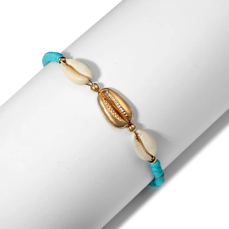 Vintage Boho Sea Shell Anklets For Women Turtle Dolphin Beads Summer Beach Ankle Bracelet On Leg 2025 Bohemian Jewelry