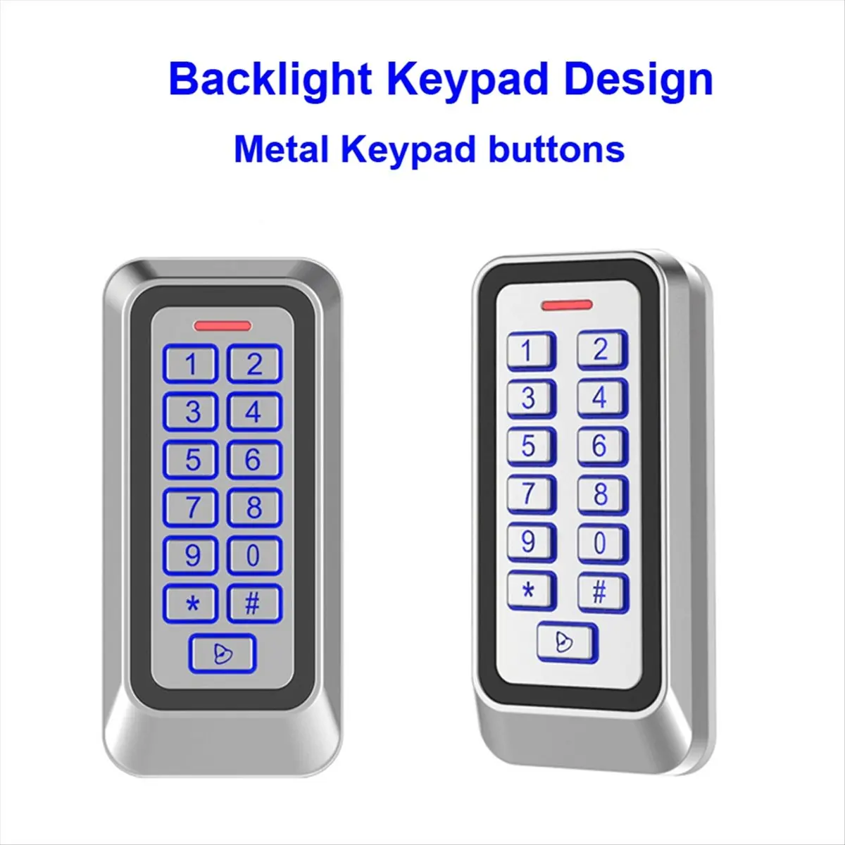 【50% OFF】Backlight RFID Metal Door Access Control Reader 1000 User 125KHz EM Card Keypad IP67 Waterproof Code Door Lock