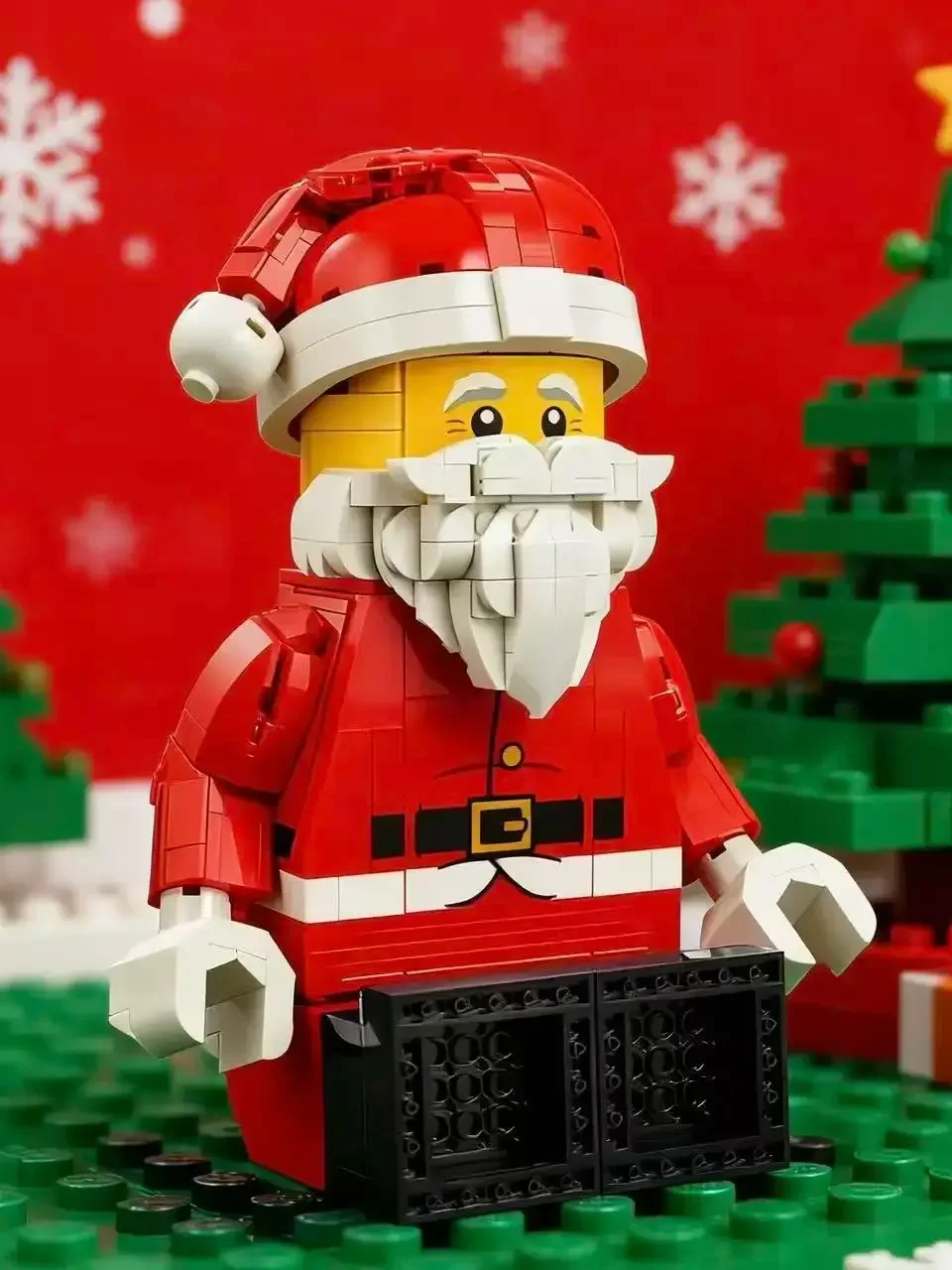 761-teiliges Weihnachtsmann-Minifiguren-Baustein-Set, Puzzle-Modell, beliebtes Weihnachtsspielzeug, maßstabsgetreue Geburtstags- und Weihnachtsgeschenke für Freunde