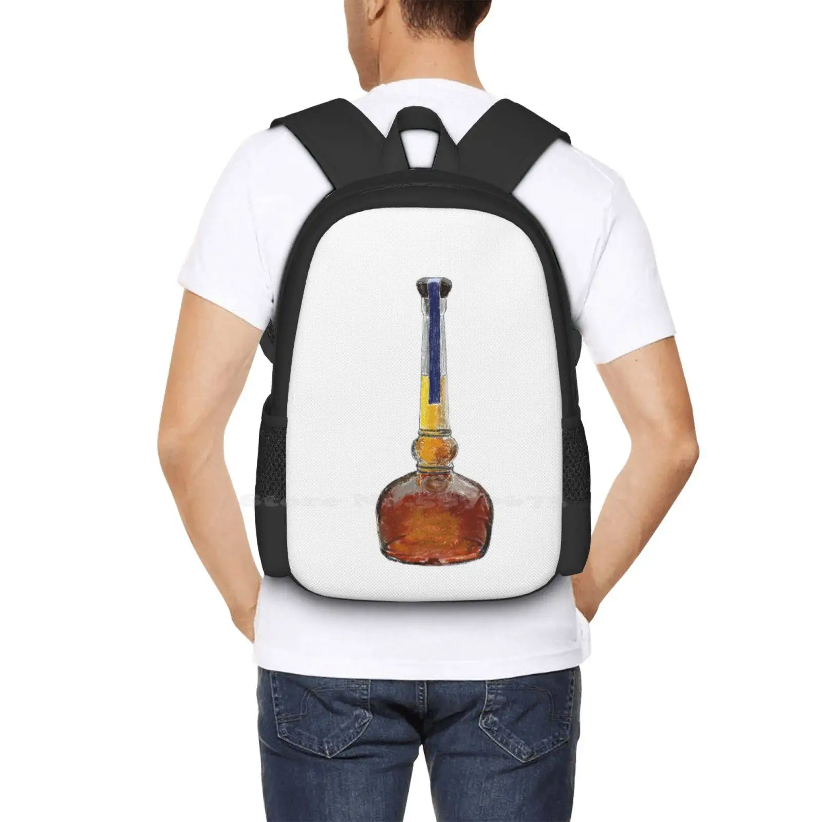 Willett Pot Still Reserve Bourbon Backpack For Student School Laptop Travel Bag The Macallan Bourbon Whiskey Whisky Rye