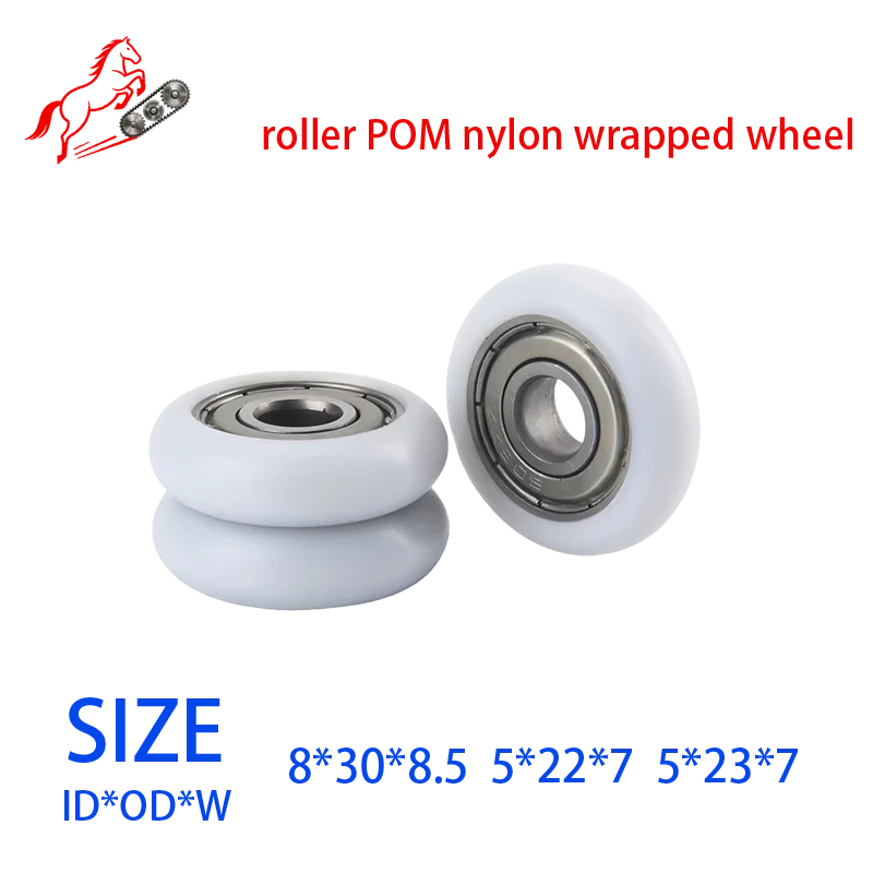 

Micro Nylon Wheel POM Coated Pulleys 8*30*8.5 Rowing Machine Rollers Mini Plastic Bearing 3D printer accessories 8*30*8.5 mm